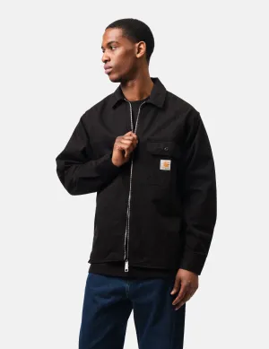 Customer Favorite Carhartt-WIP Rainer Over Shirt - Black Garment Dyed  Limited Release!