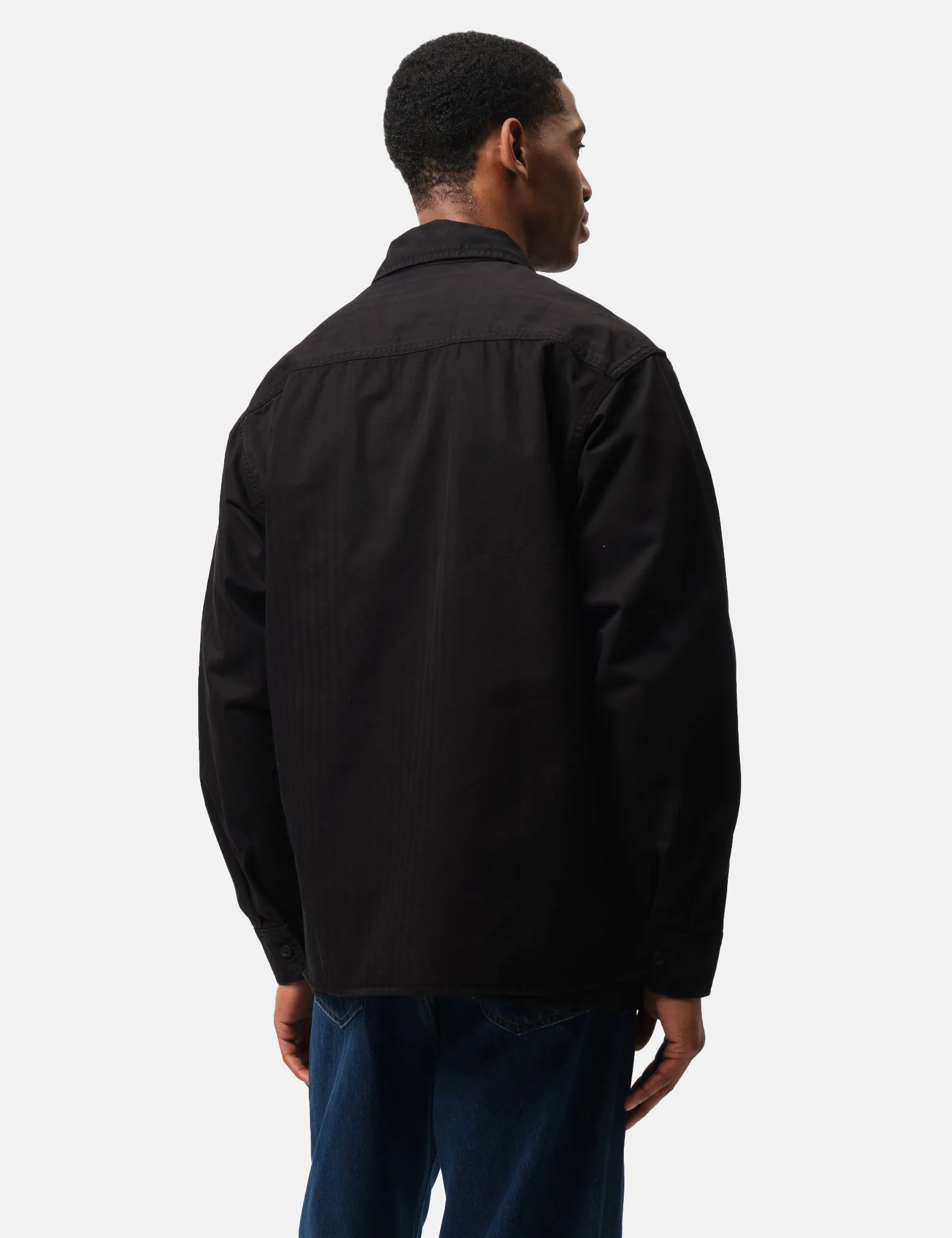 Customer Favorite Carhartt-WIP Rainer Over Shirt - Black Garment Dyed  Limited Release!