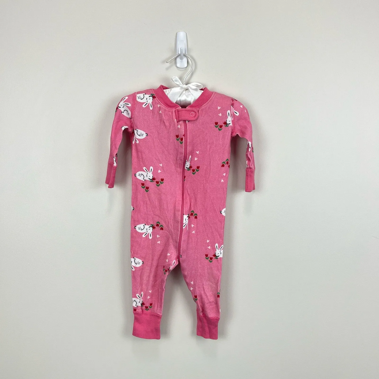 Customer Favorite Hanna Andersson Pink Bunny Rabbit PJs 60 cm 6-9 Months  Stylish & Comfortable