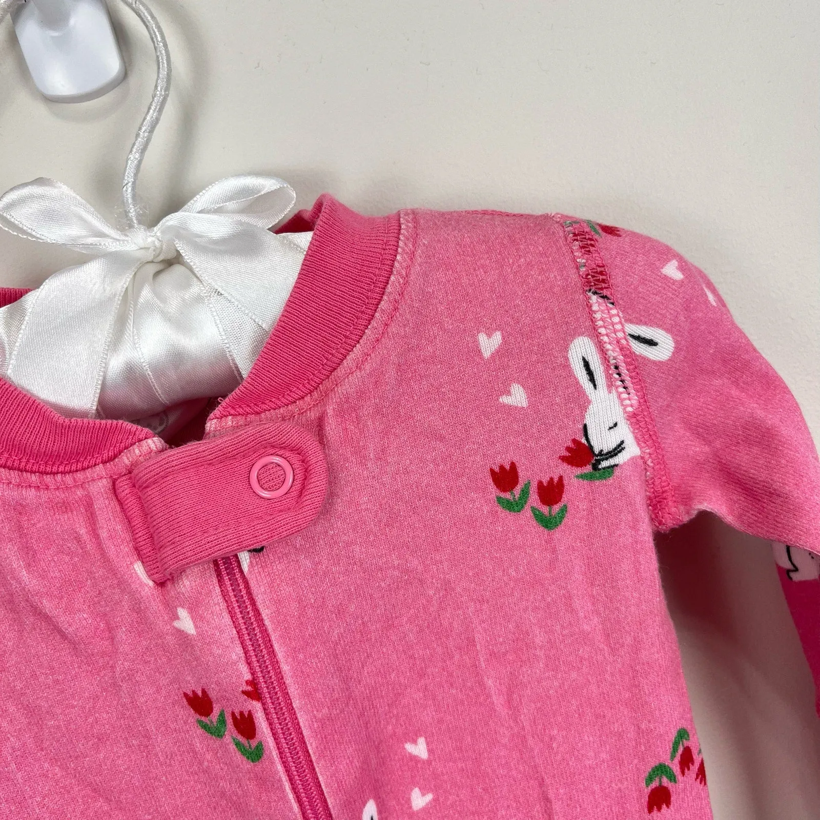 Customer Favorite Hanna Andersson Pink Bunny Rabbit PJs 60 cm 6-9 Months  Stylish & Comfortable