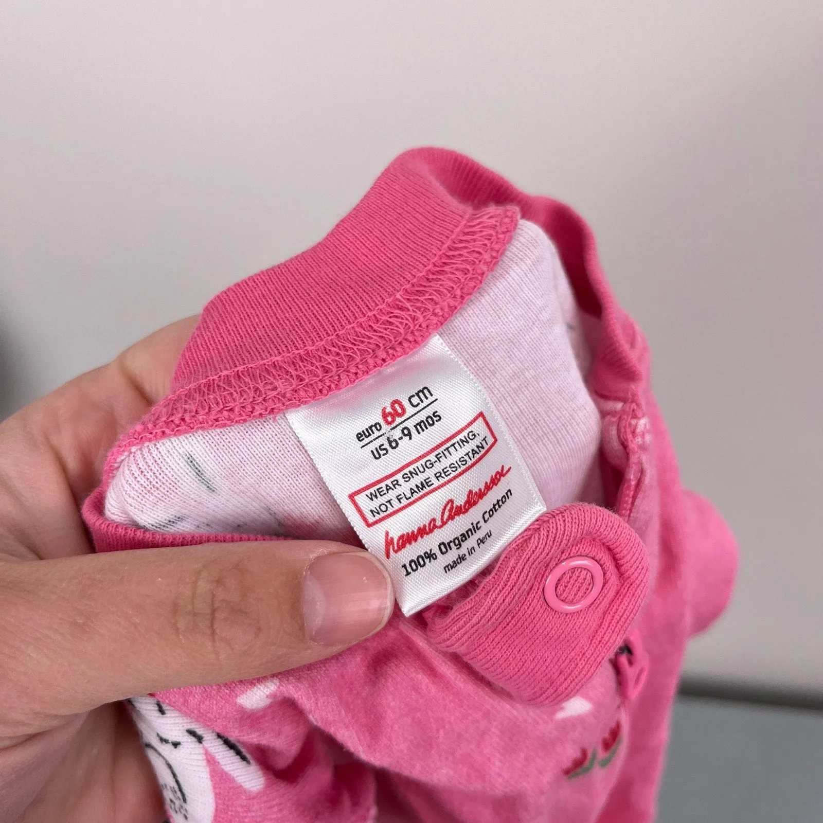 Customer Favorite Hanna Andersson Pink Bunny Rabbit PJs 60 cm 6-9 Months  Stylish & Comfortable