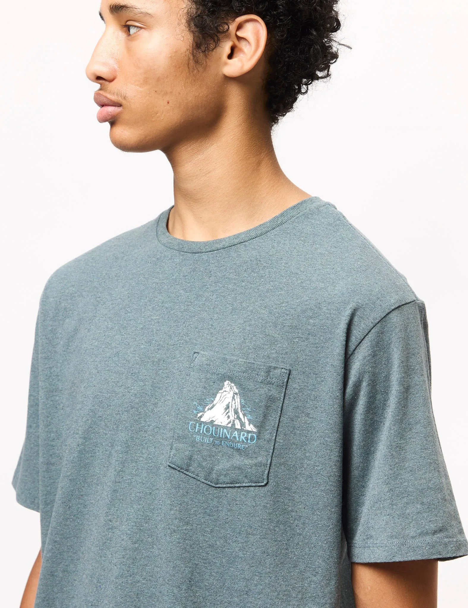 Customer Favorite Patagonia Chouinard Crest Pocket Responsibili-Tee T-Shirt - Nouveau Green  Limited Availability!