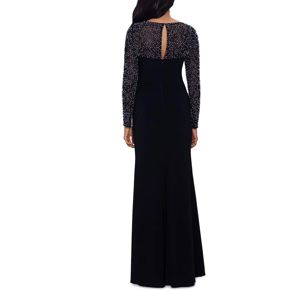 Customer Favorite Petites Womens Cut-Out Long Evening Dress  Ends Soon!