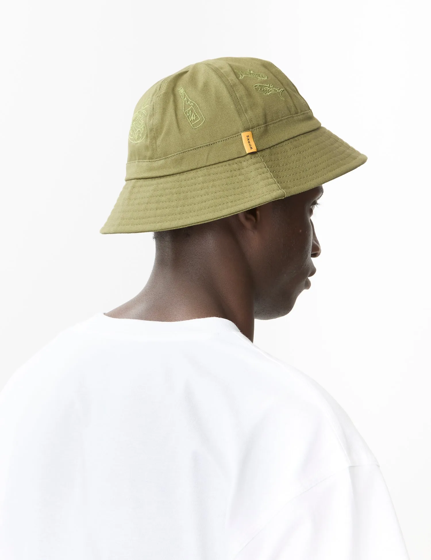 Customer Favorite Service Works Mardi Bucket Hat - Olive Green  Today Only!