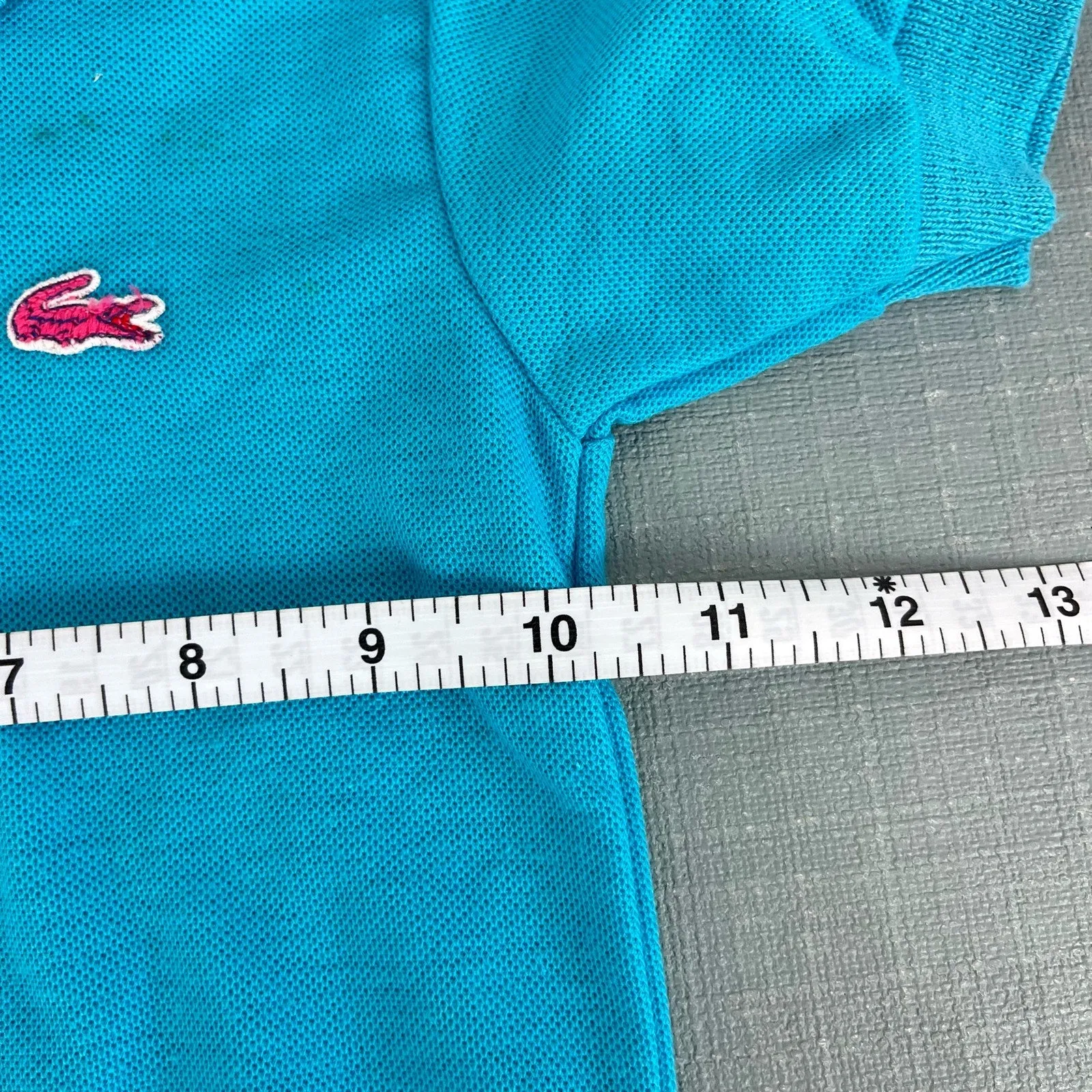 Customer Favorite Vintage Izod Lacoste Short Sleeve Blue Polo Shirt 12 Months USA  Dont Miss Out!