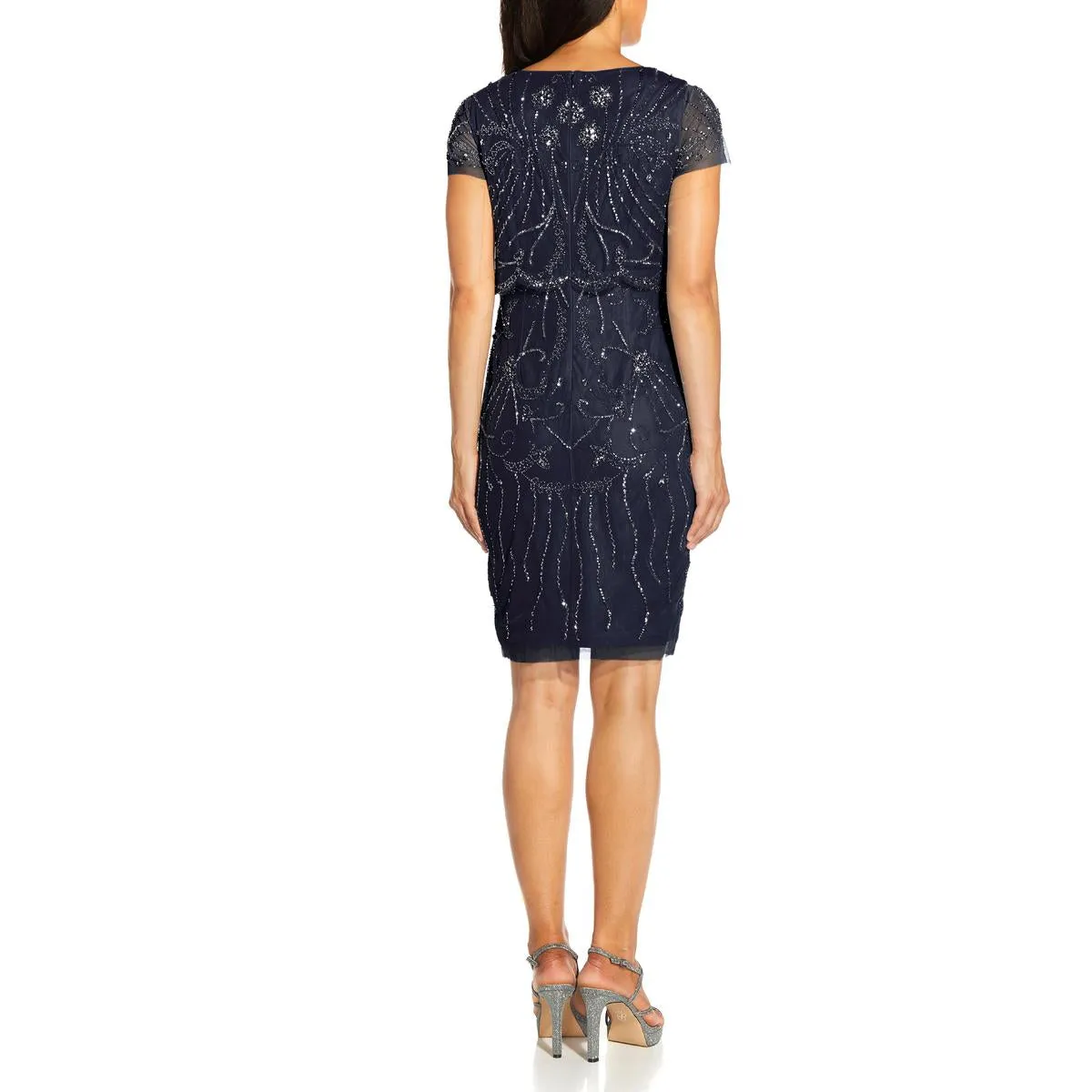 Customer Favorite Womens Beaded Midi Cocktail and Party Dress  Stylish & Comfortable