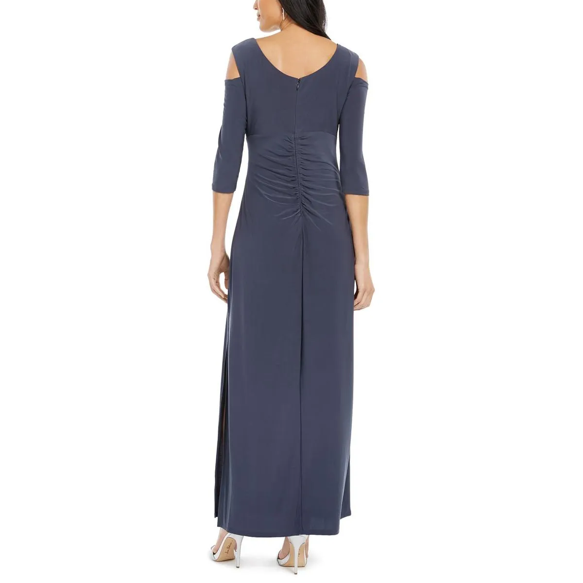 Customer Favorite Womens Embellished Cold Shoulder Evening Dress  Limited Availability!
