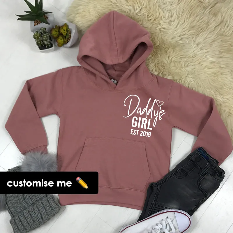 Daddy's Girl Established Mini Logo Hoodie (MRK X)