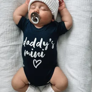 Daddy's Mini Heart Bodysuit