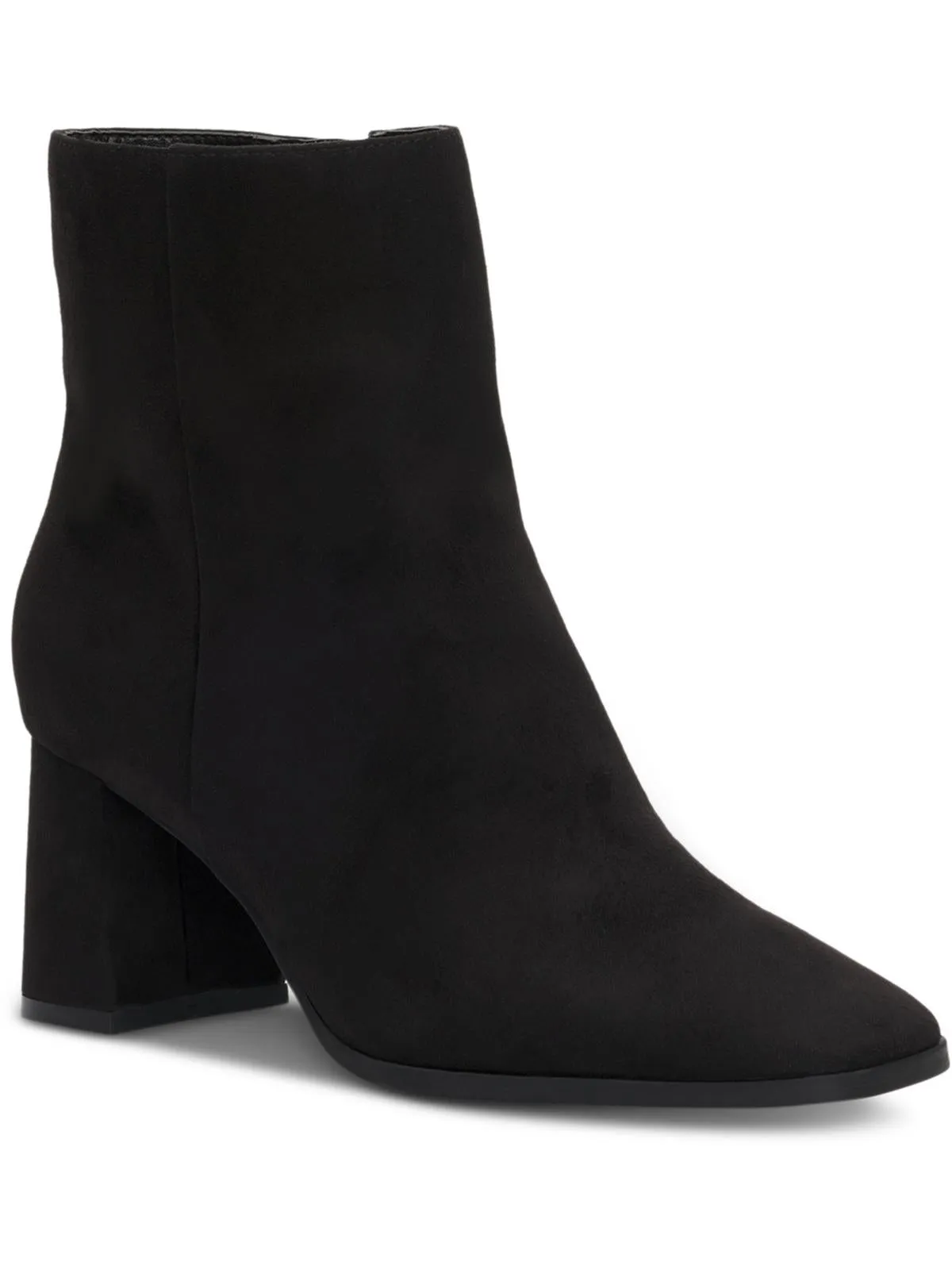 Dasha Womens Faux Suede Ankle Booties