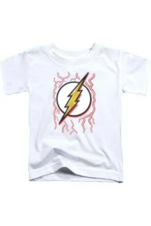 DC Comics Flash Airbrush Bolt Short Sleeve Toddler Tee / T-Shirt