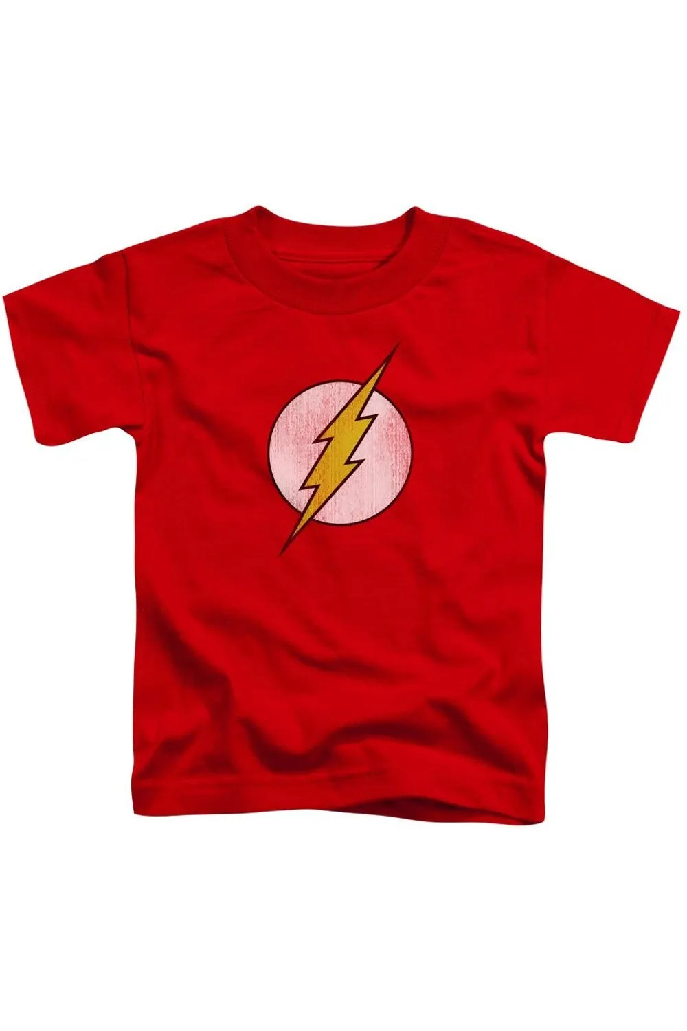 DC Comics Flash Flash Logo Distressed Short Sleeve Toddler Tee / T-Shirt