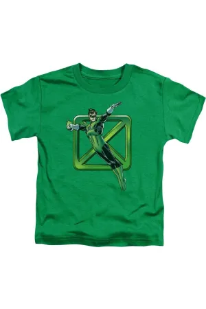 DC Comics Green Cross Short Sleeve Toddler Tee / T-Shirt