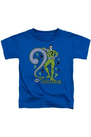 DC Comics The Riddler Short Sleeve Toddler Tee / T-Shirt
