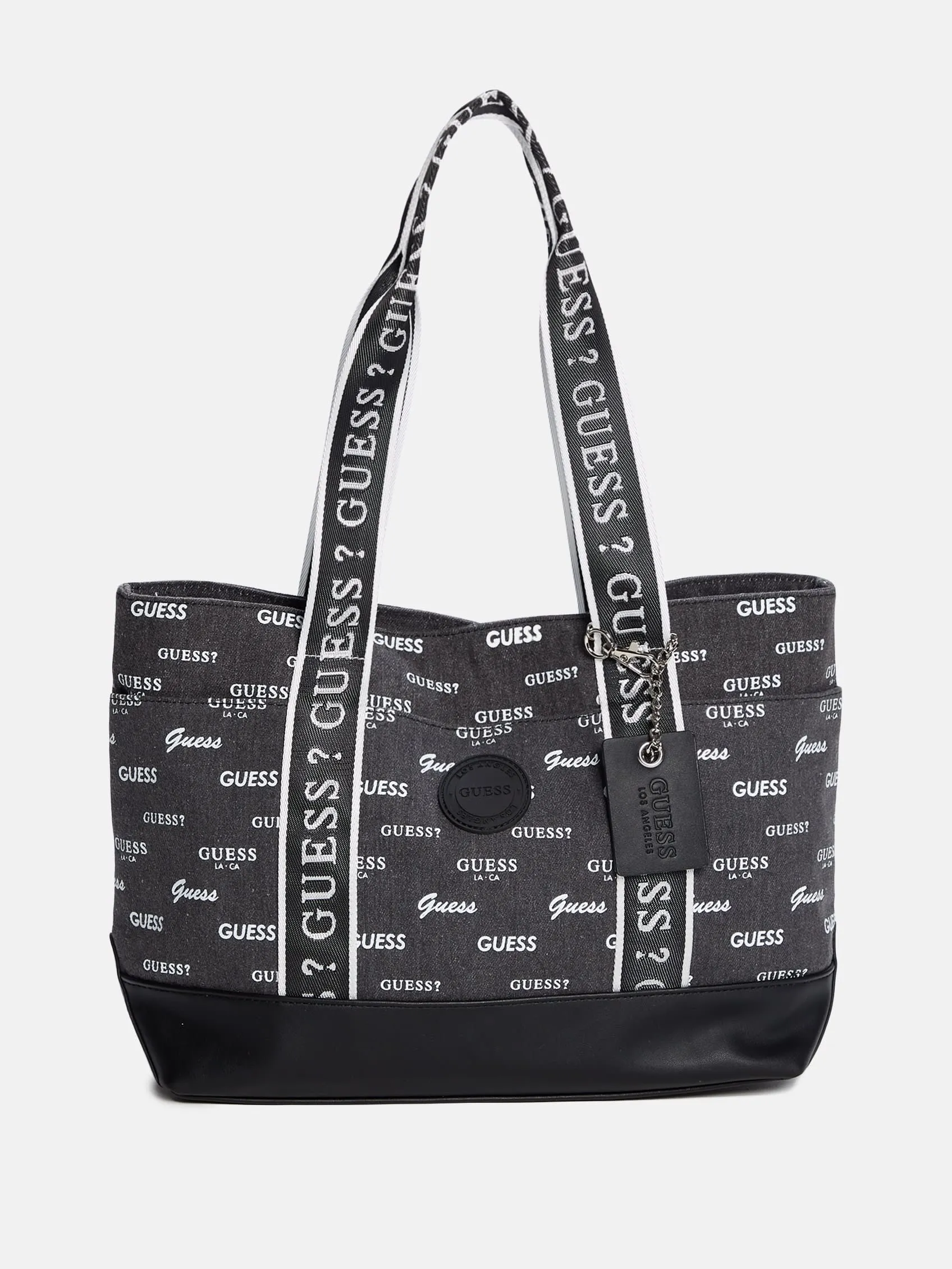 Denim Logo Tote