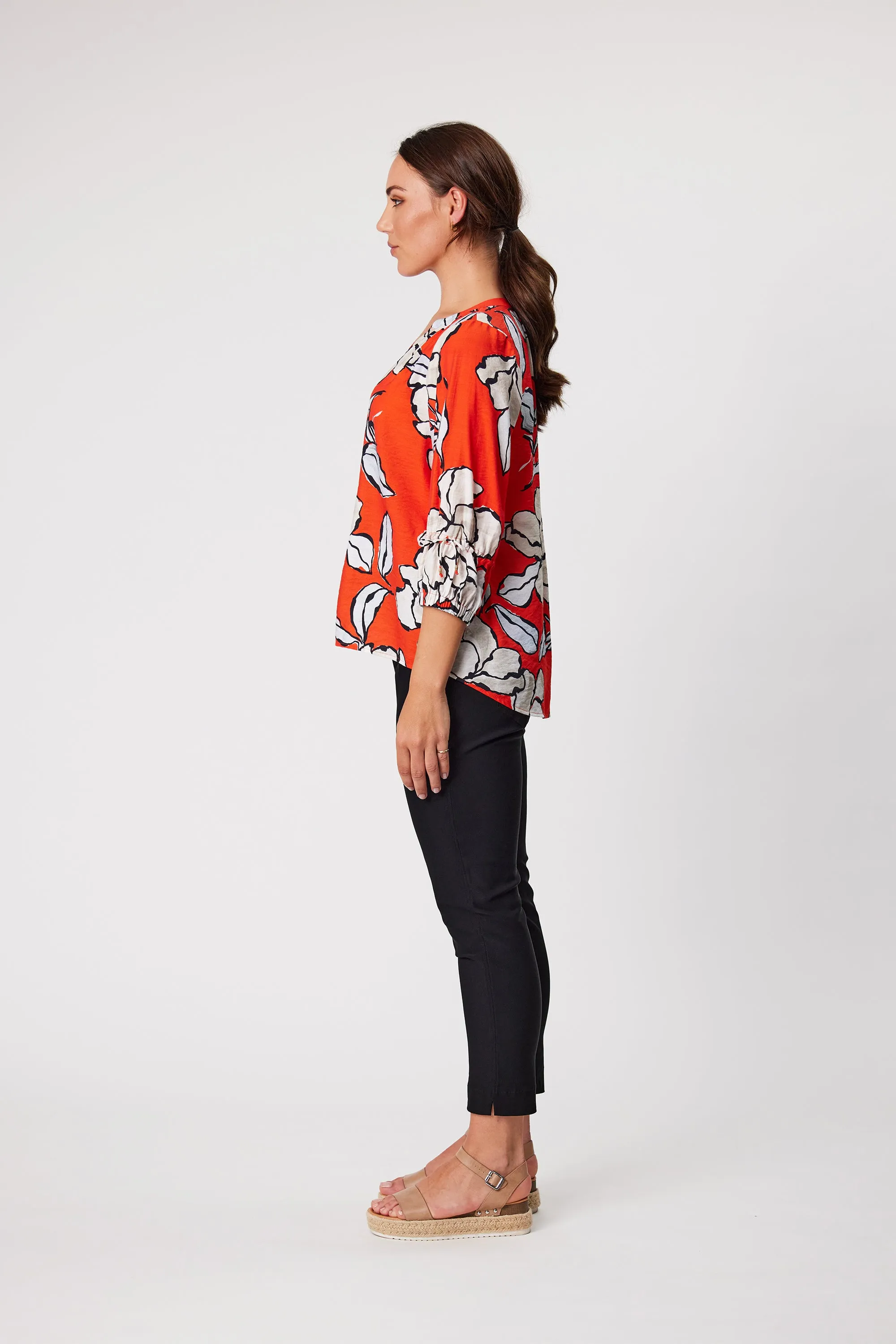 Design Nation - Flourish Top - DN29025 - Flourish Print - 50% Off 1 x 18 left