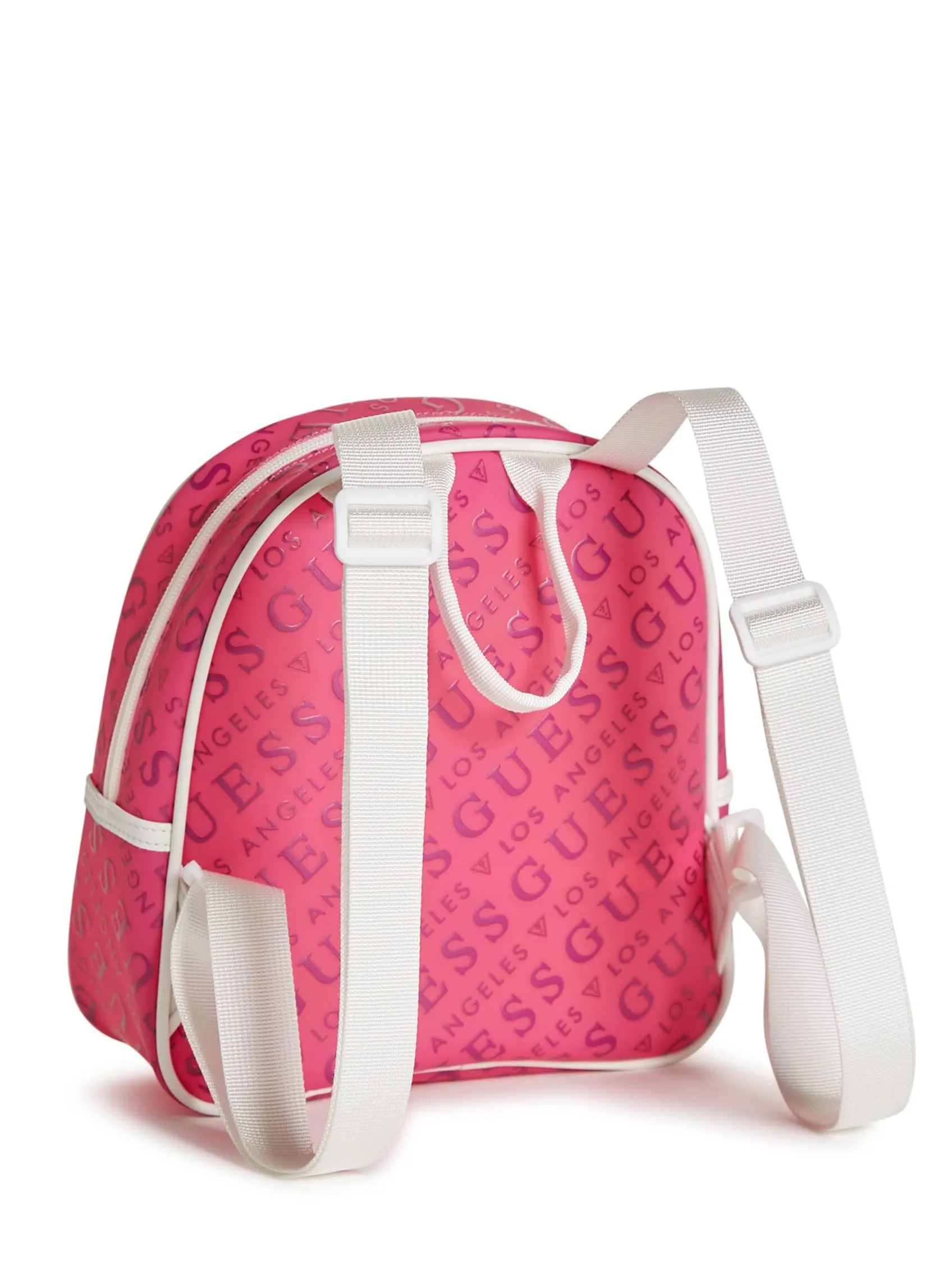Diagonal Logo Print Jelly Backpack