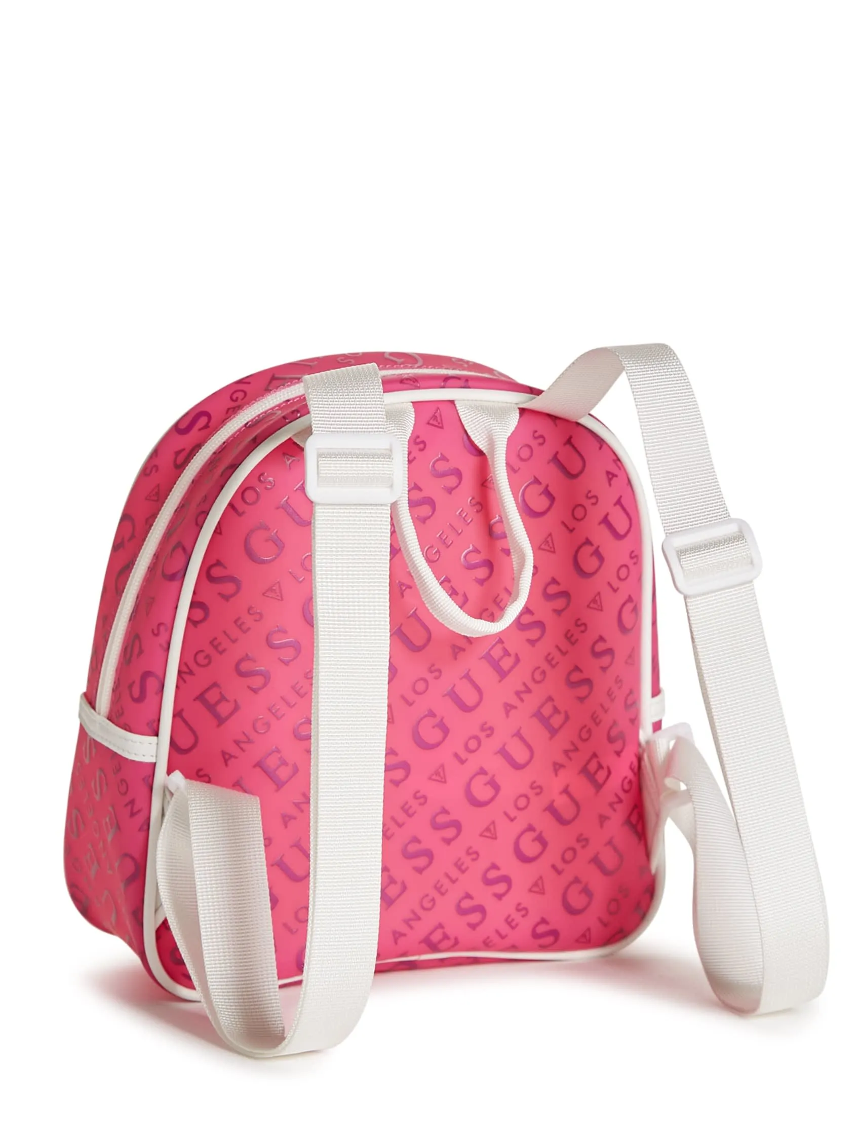Diagonal Logo Print Jelly Backpack