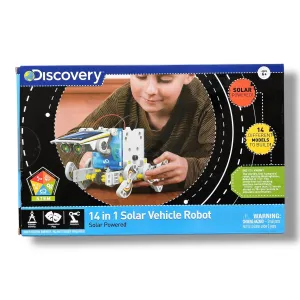 Discovery 14-in-1 Solar Powered Vehicle Robot Educational STEM Building Kit