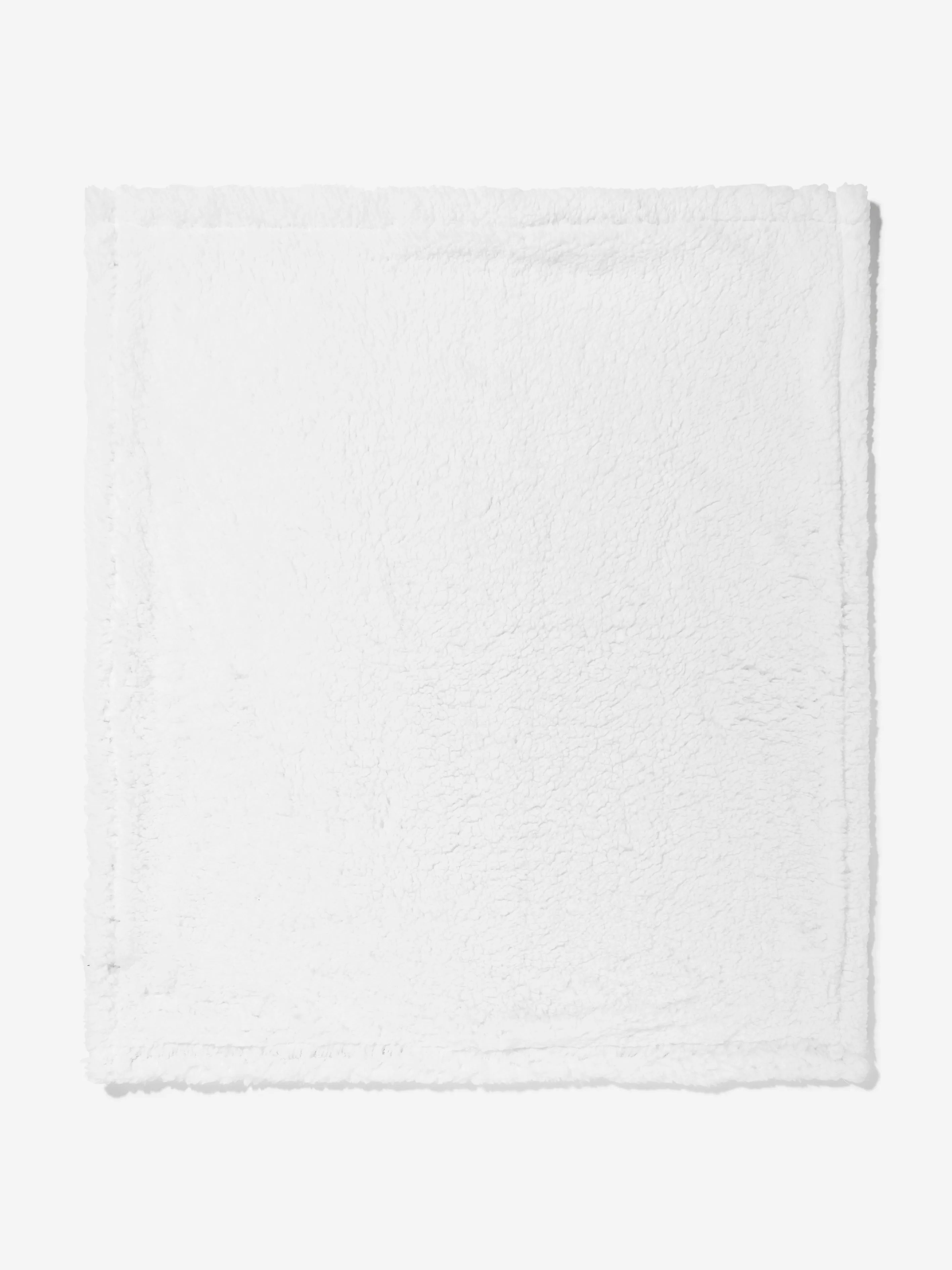DKNY Baby Sherpa Fleece Blanket in Beige (90cm)
