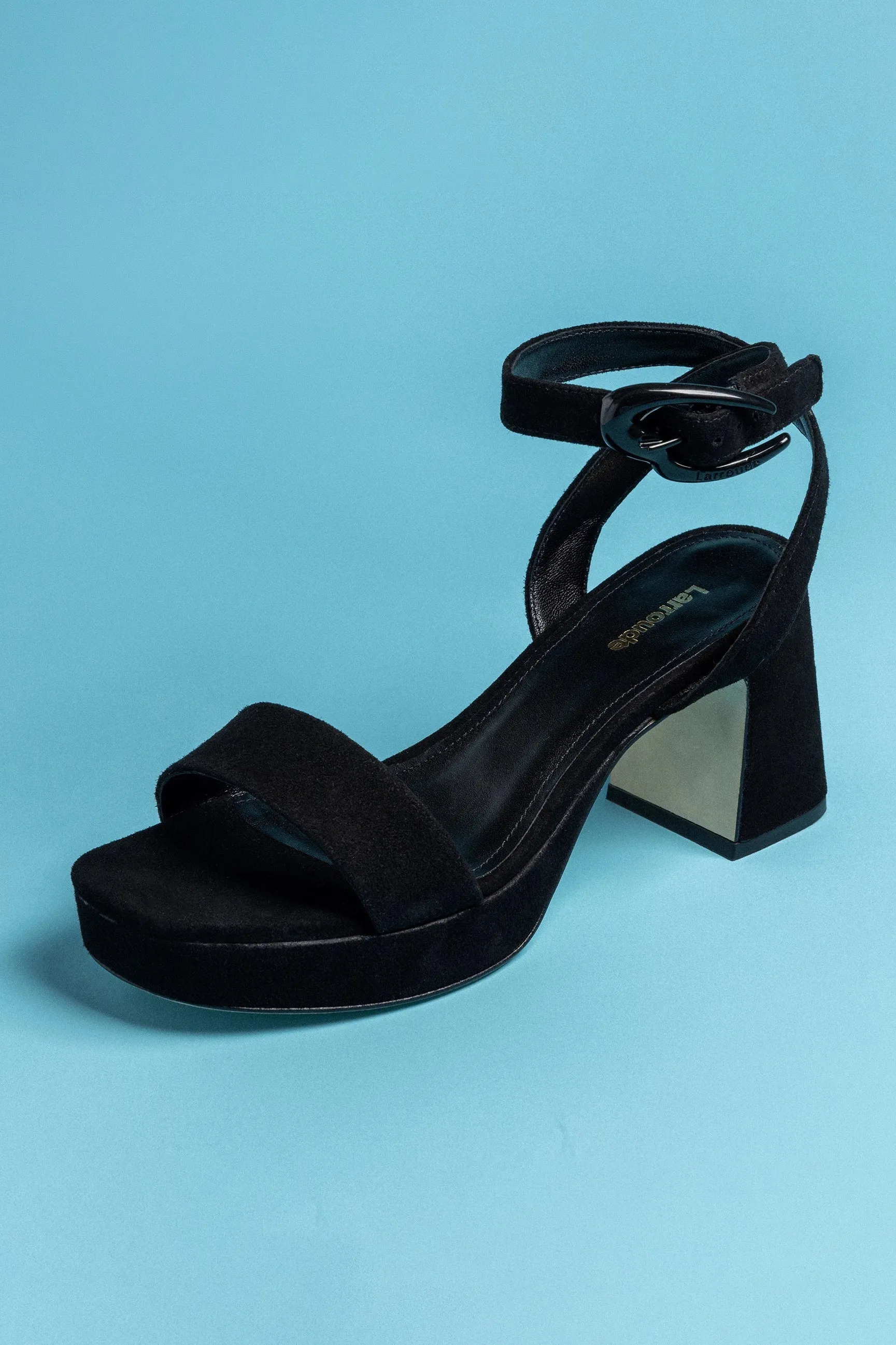 Dolly Verona Low Sandal In Black Suede