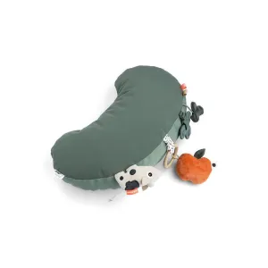 Done By Deer Tummy Time Activity Pillow - Tiny Farm Green