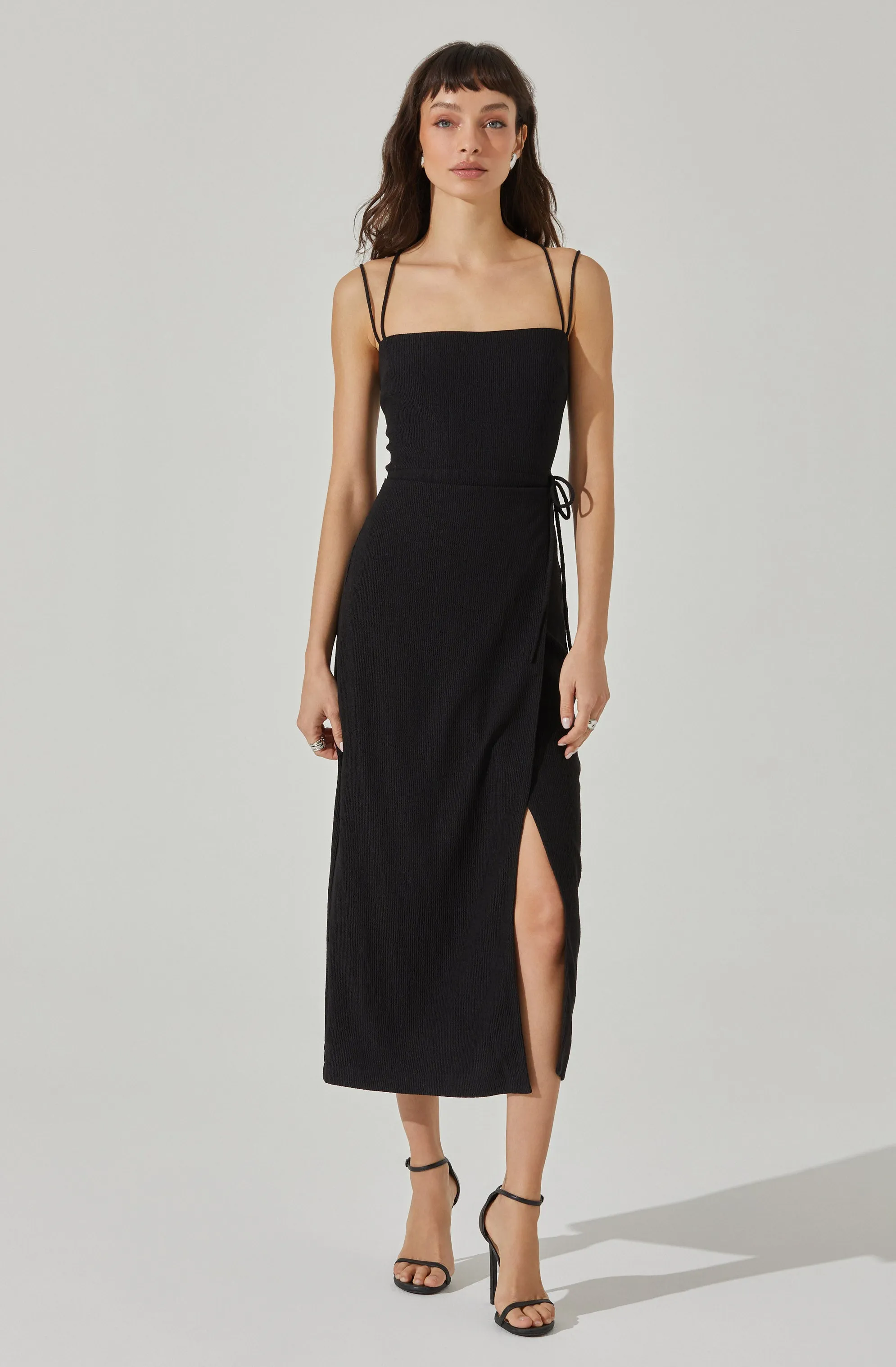 Doorbuster Brinda Wrap Midi Dress  Limited Stock!