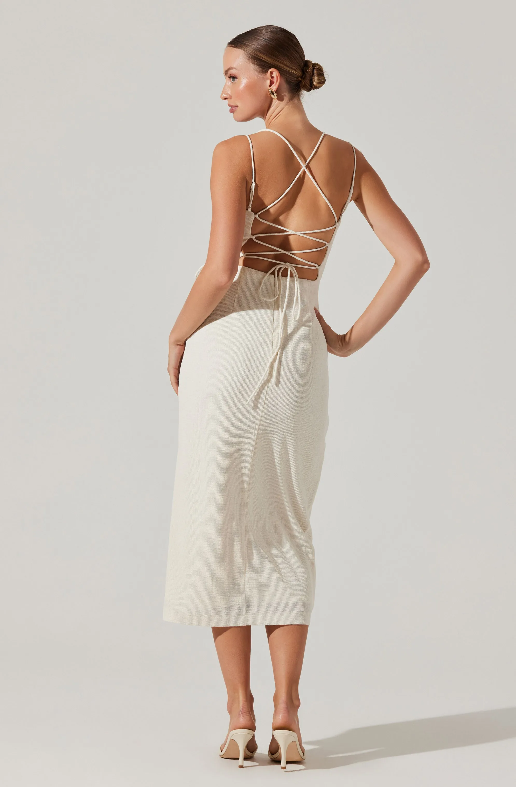Doorbuster Brinda Wrap Midi Dress  Limited Stock!