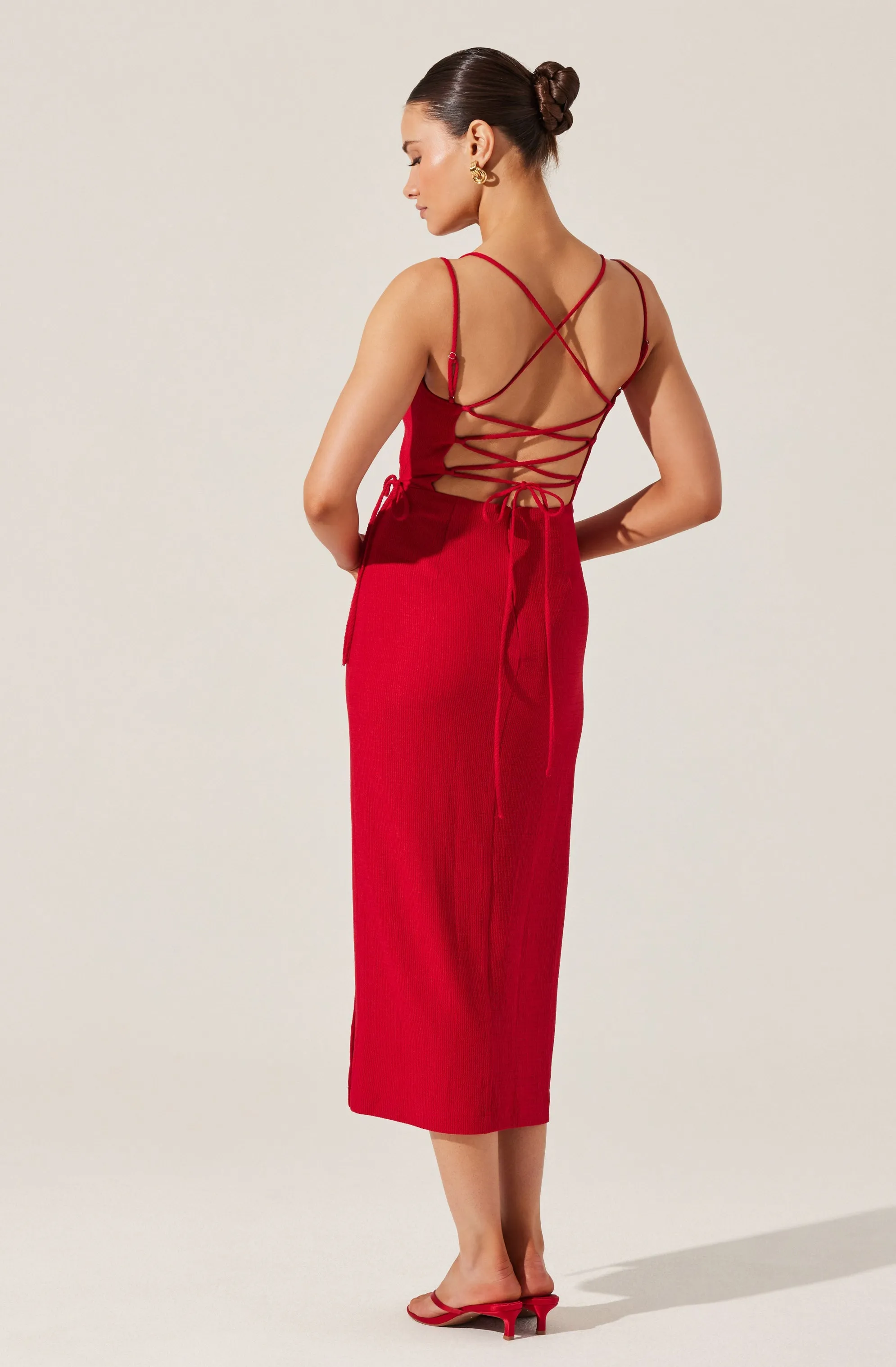 Doorbuster Brinda Wrap Midi Dress  Limited Stock!
