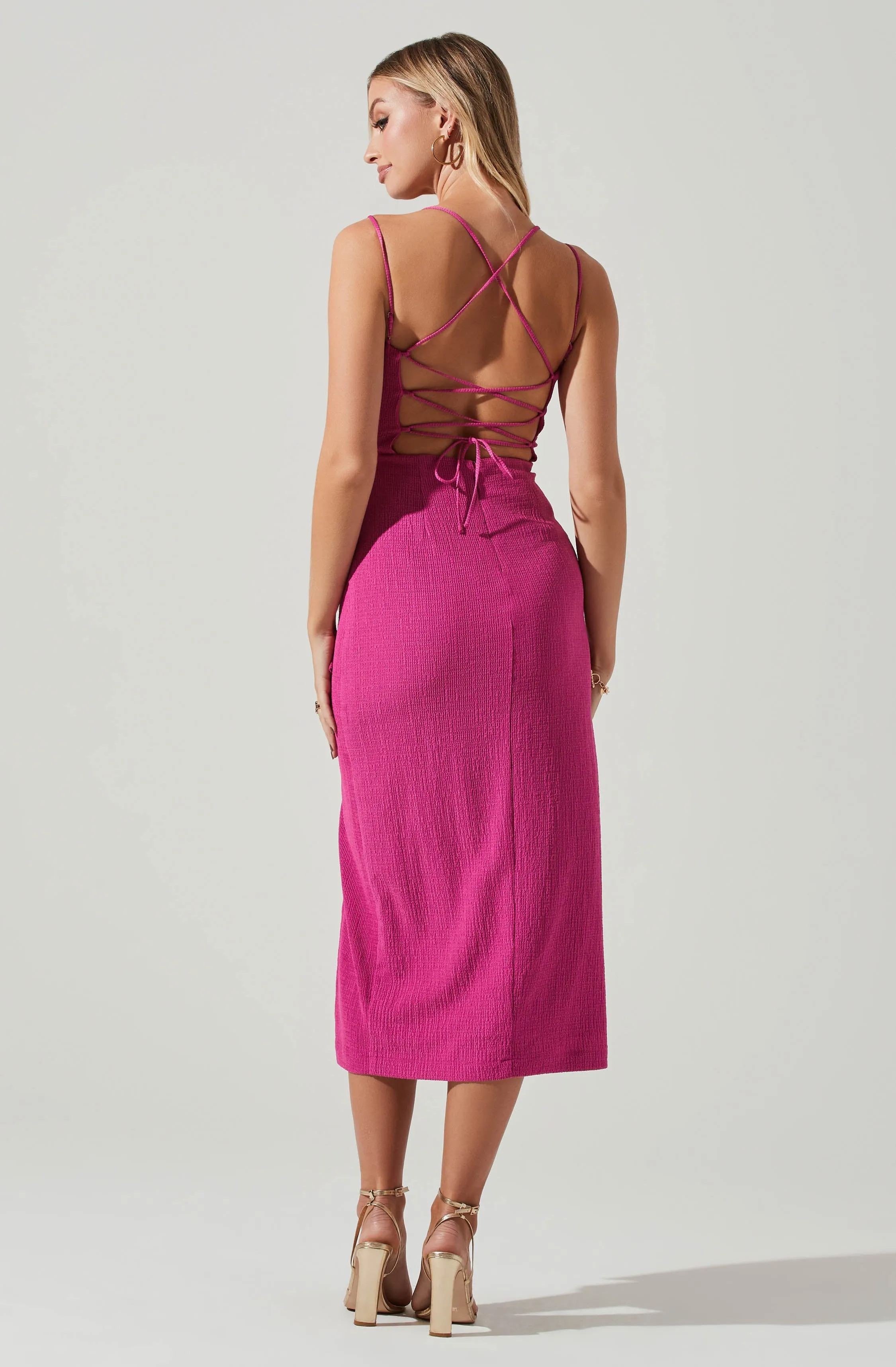 Doorbuster Brinda Wrap Midi Dress  Limited Stock!