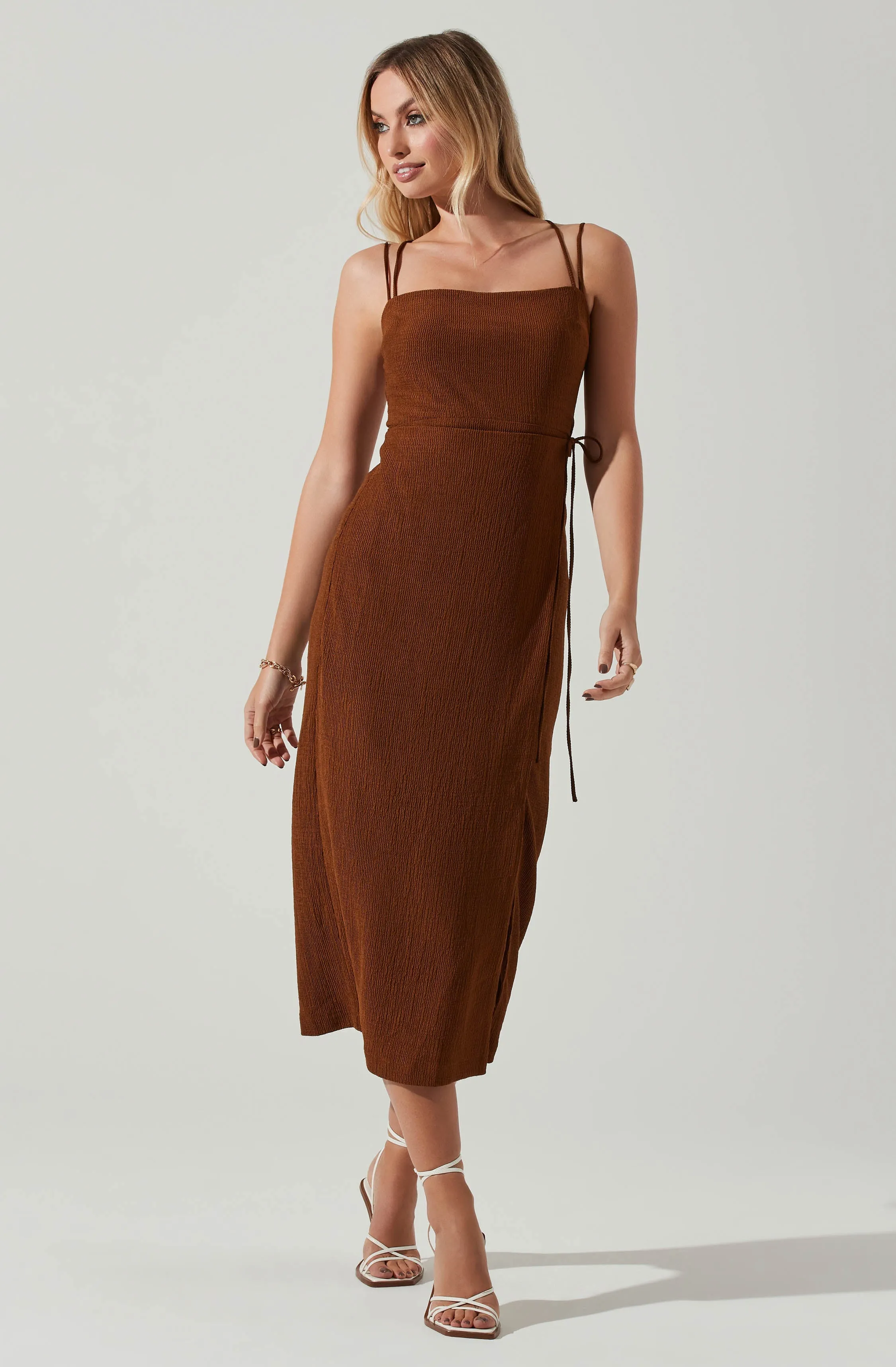 Doorbuster Brinda Wrap Midi Dress  Limited Stock!
