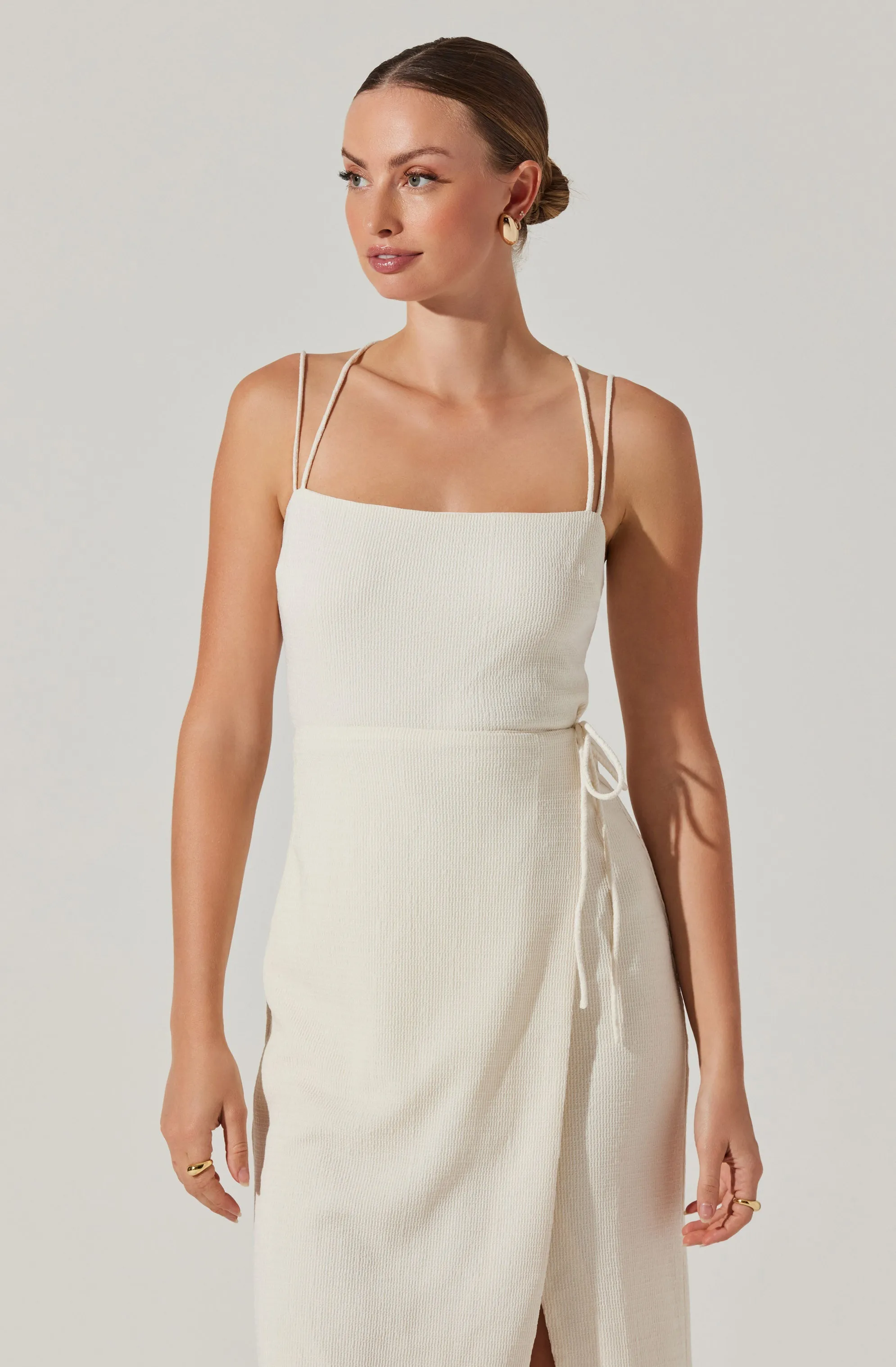 Doorbuster Brinda Wrap Midi Dress  Limited Stock!