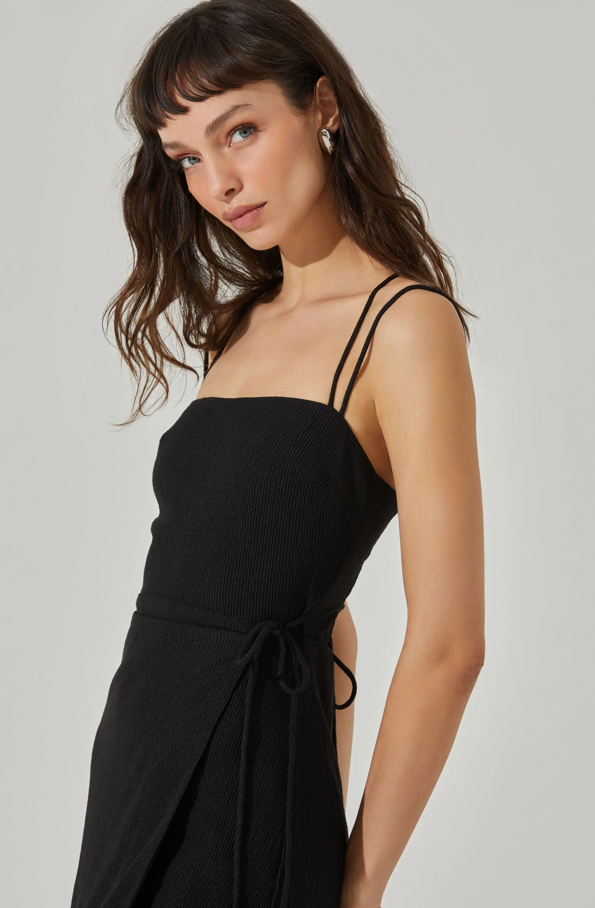 Doorbuster Brinda Wrap Midi Dress  Limited Stock!