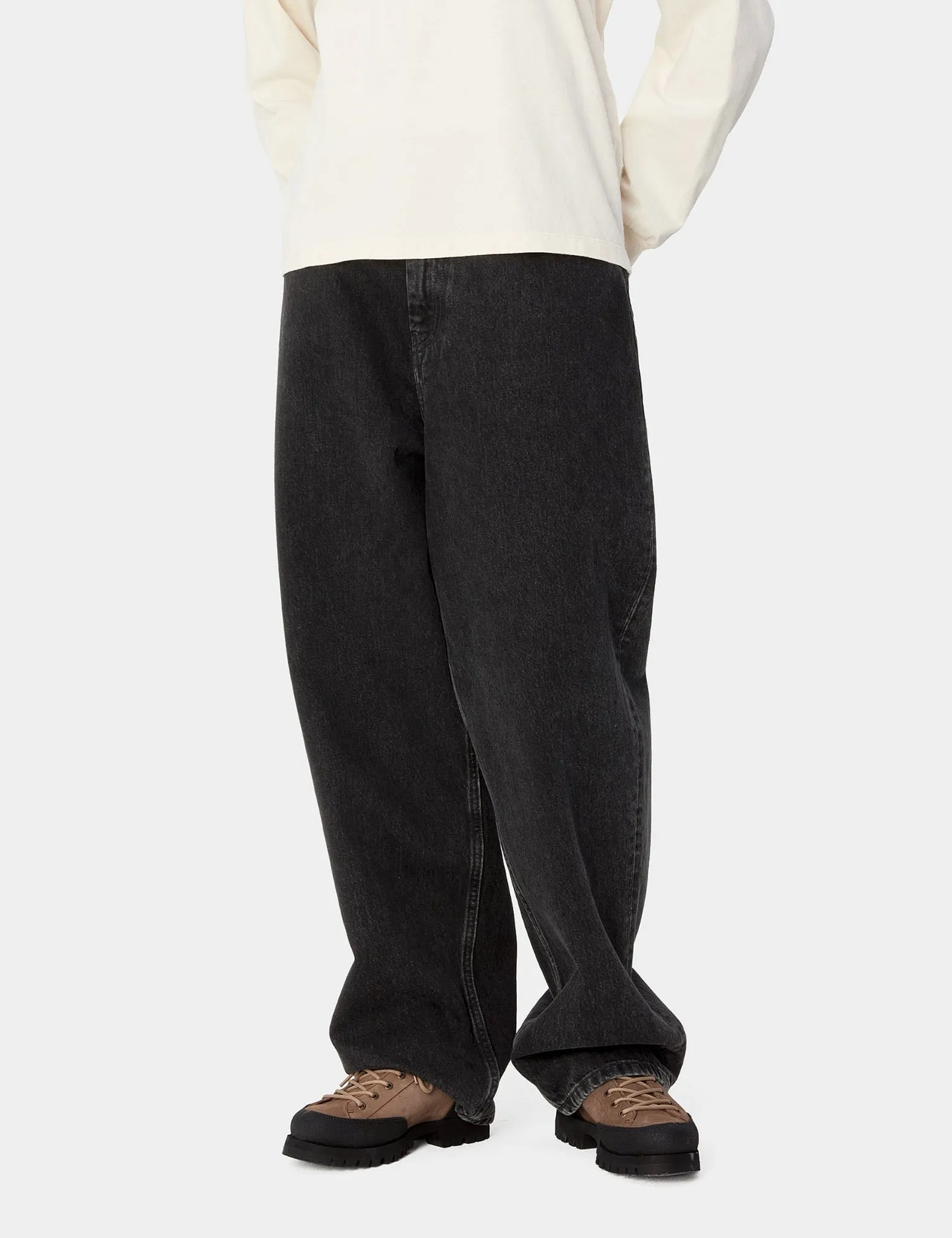 Doorbuster Carhartt WIP Women's Brandon Denim Pant - Black Stone Washed  Limited Availability!