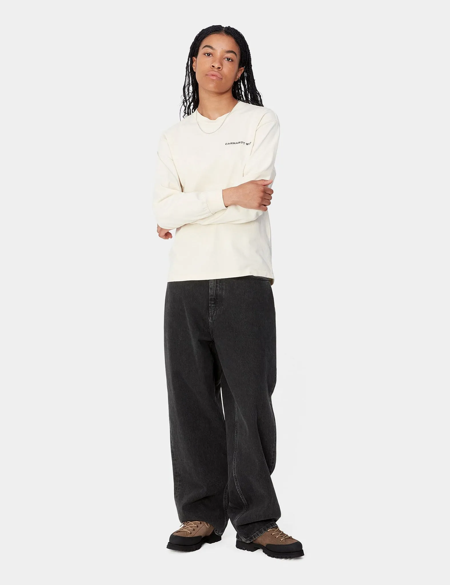 Doorbuster Carhartt WIP Women's Brandon Denim Pant - Black Stone Washed  Limited Availability!
