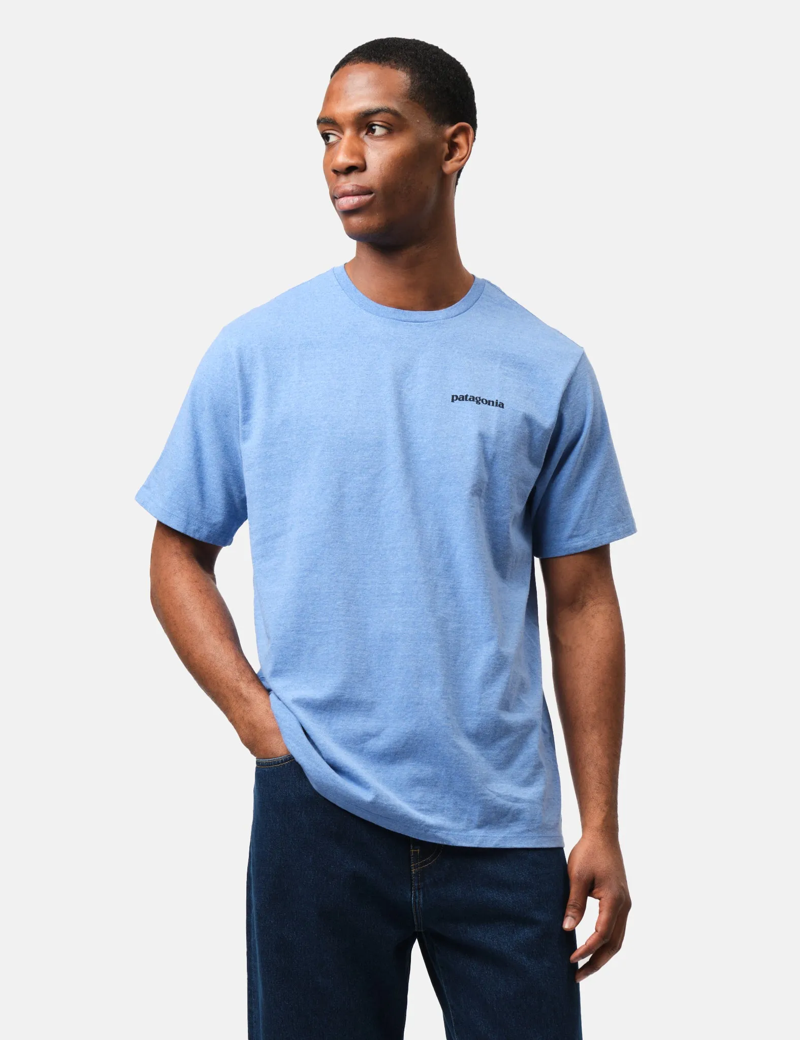 Doorbuster Patagonia P-6 Logo Responsibili-Tee T-Shirt - Abundant Blue  Limited Availability!