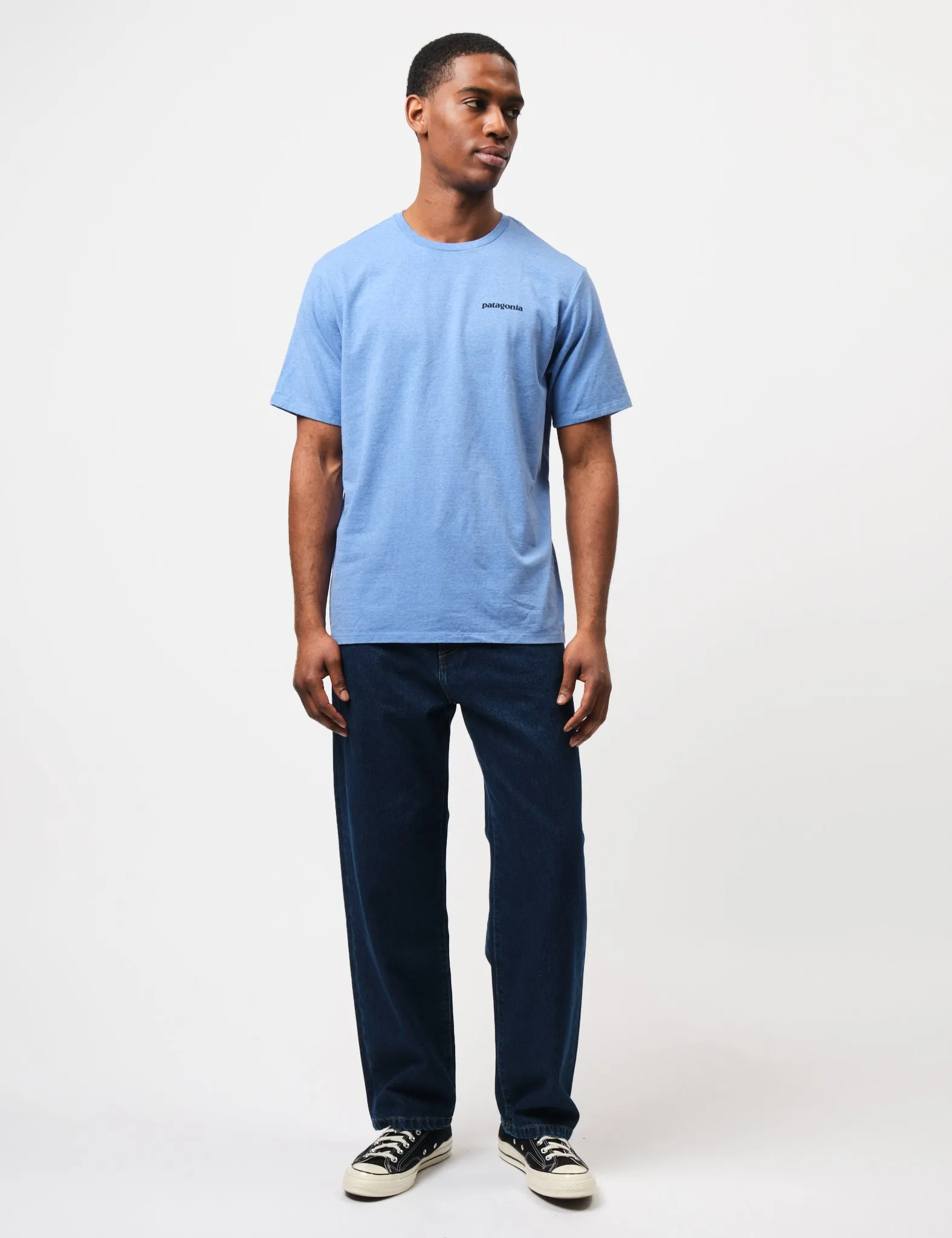 Doorbuster Patagonia P-6 Logo Responsibili-Tee T-Shirt - Abundant Blue  Limited Availability!