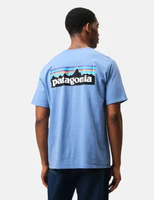 Doorbuster Patagonia P-6 Logo Responsibili-Tee T-Shirt - Abundant Blue  Limited Availability!