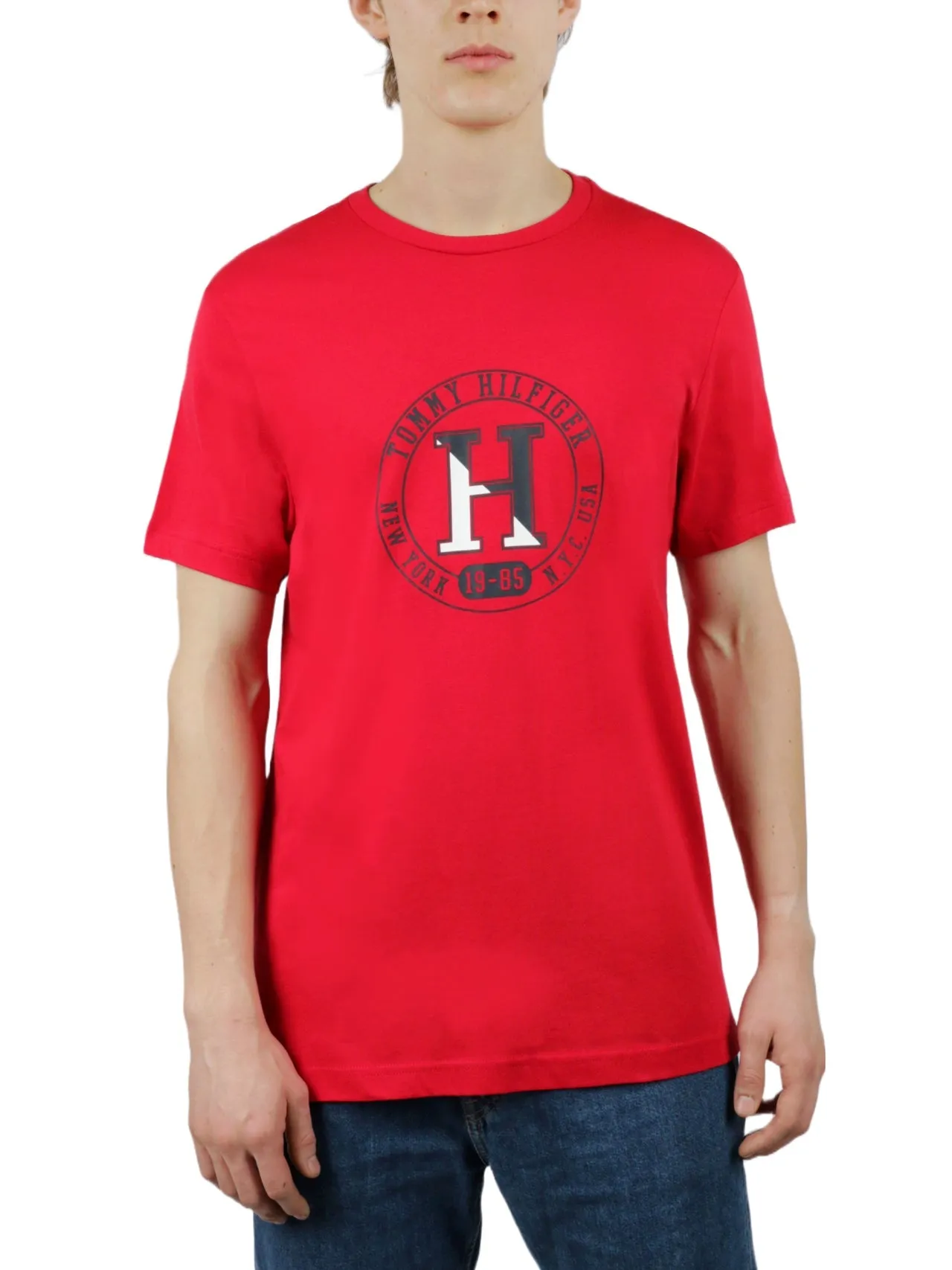 Doorbuster Short Sleeves Cotton Graphic Crew Neck  Going Fast!