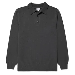 Doorbuster Sunspel Lambswool Polo Drill Green  Almost Gone!