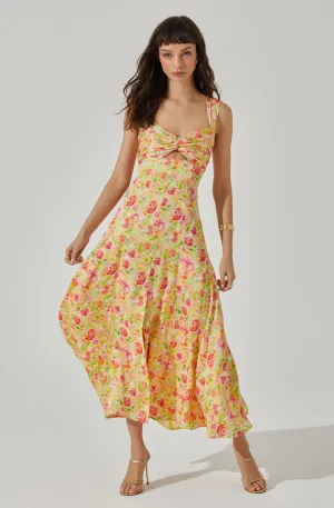 Doorbuster Twist Bust Midi Dress  Last Few Pieces!