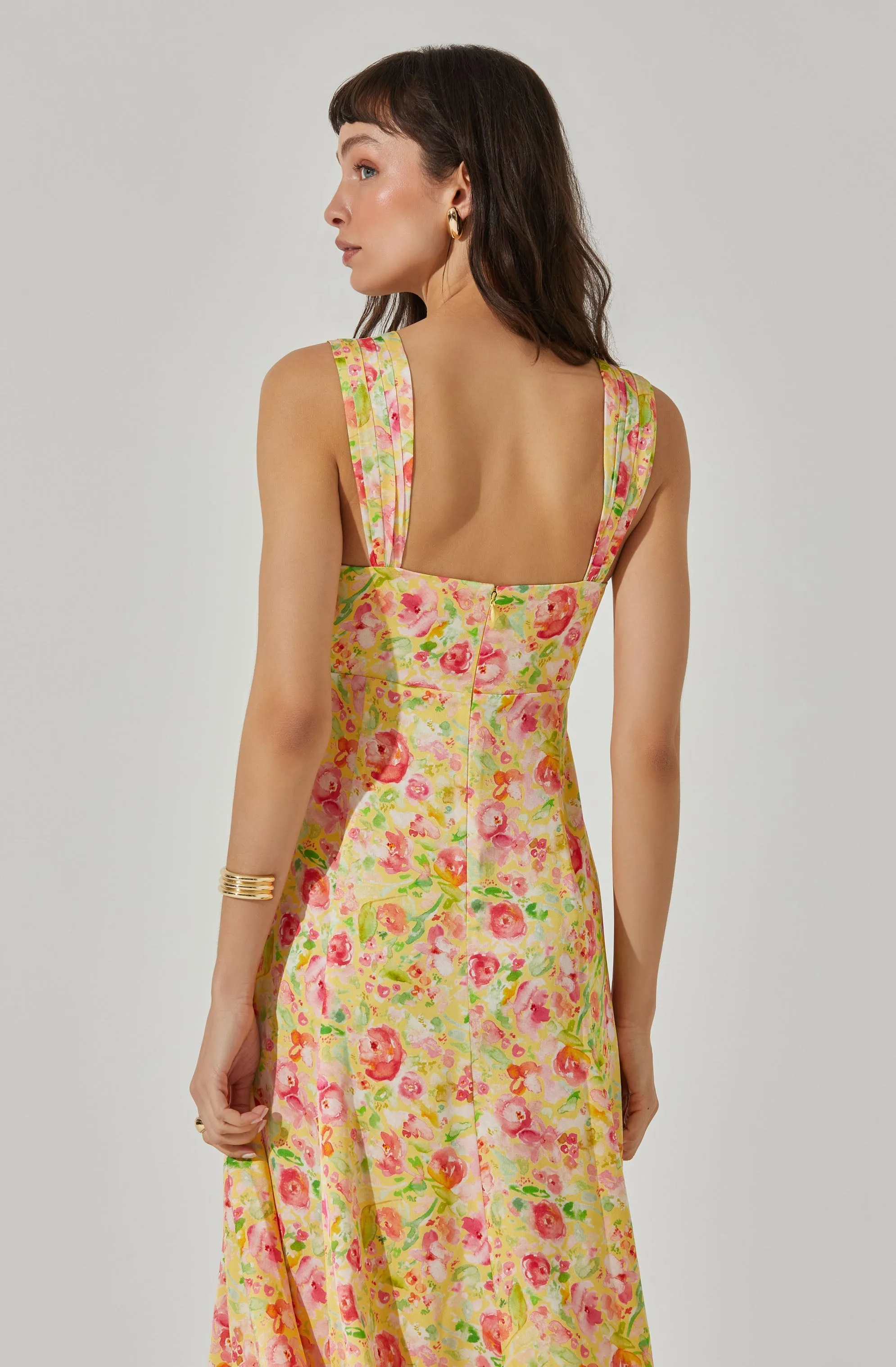 Doorbuster Twist Bust Midi Dress  Last Few Pieces!