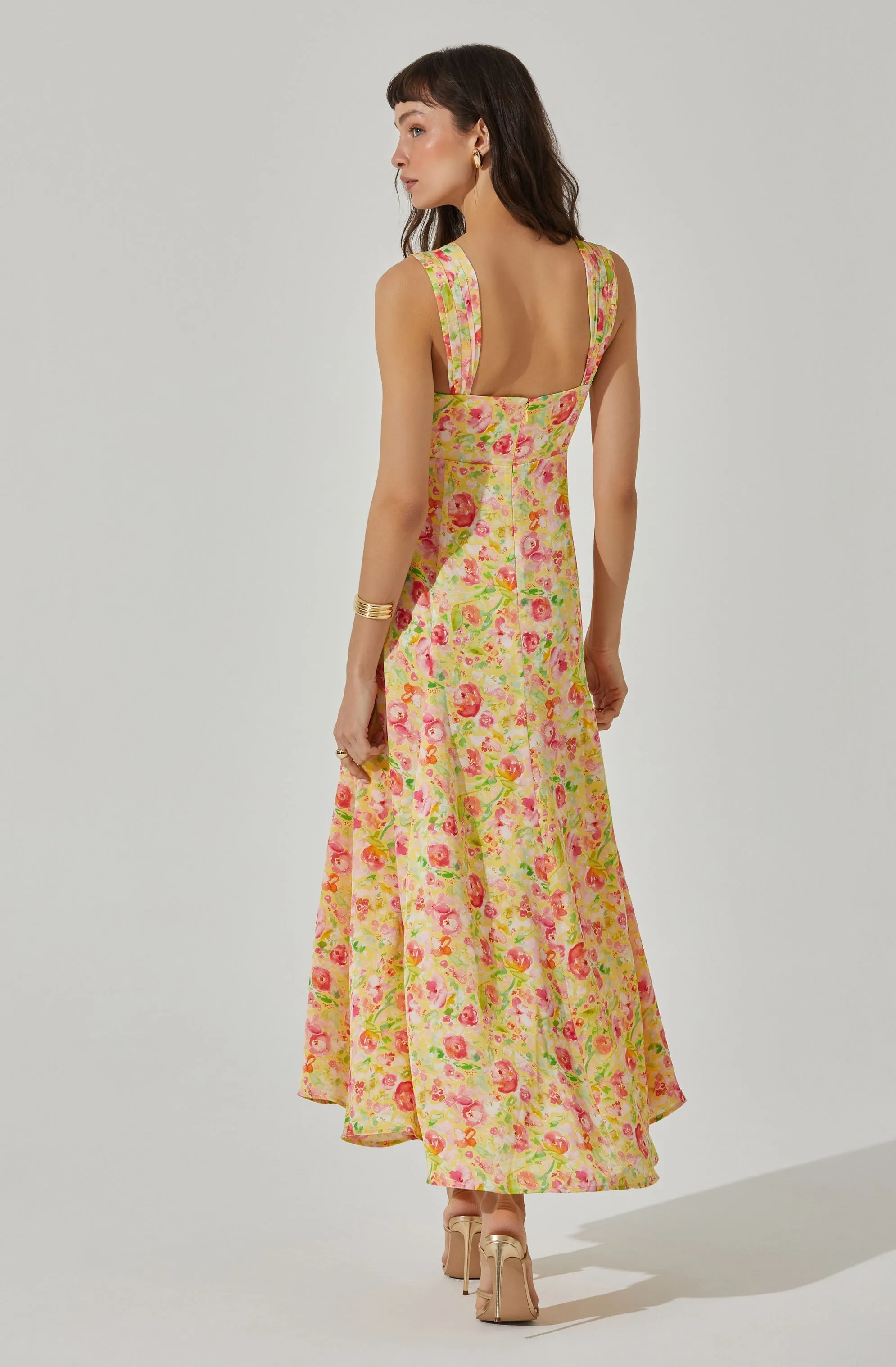 Doorbuster Twist Bust Midi Dress  Last Few Pieces!