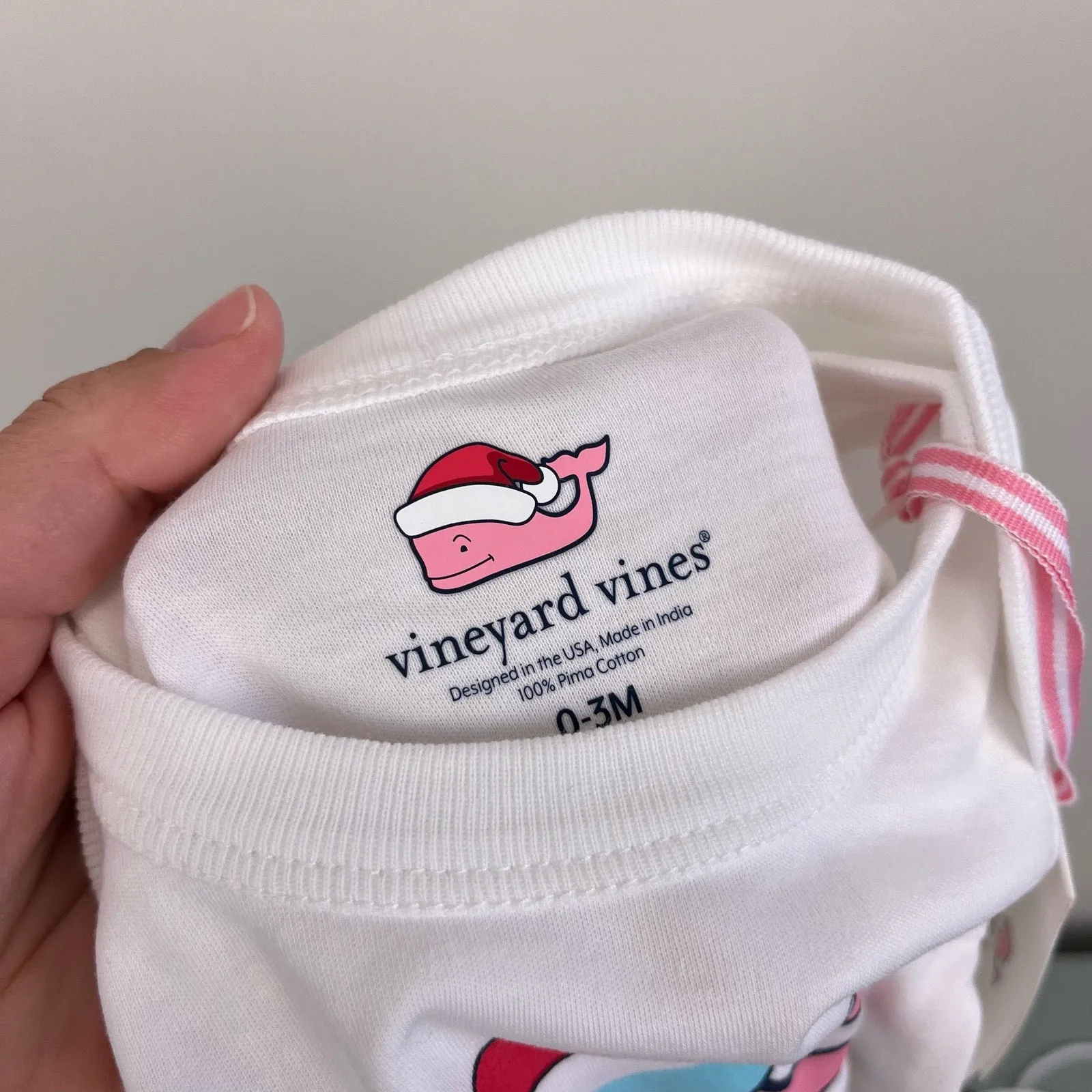 Doorbuster Vineyard Vines Baby Santa Whale Bodysuit 0-3 Months NWT  Ends Soon!