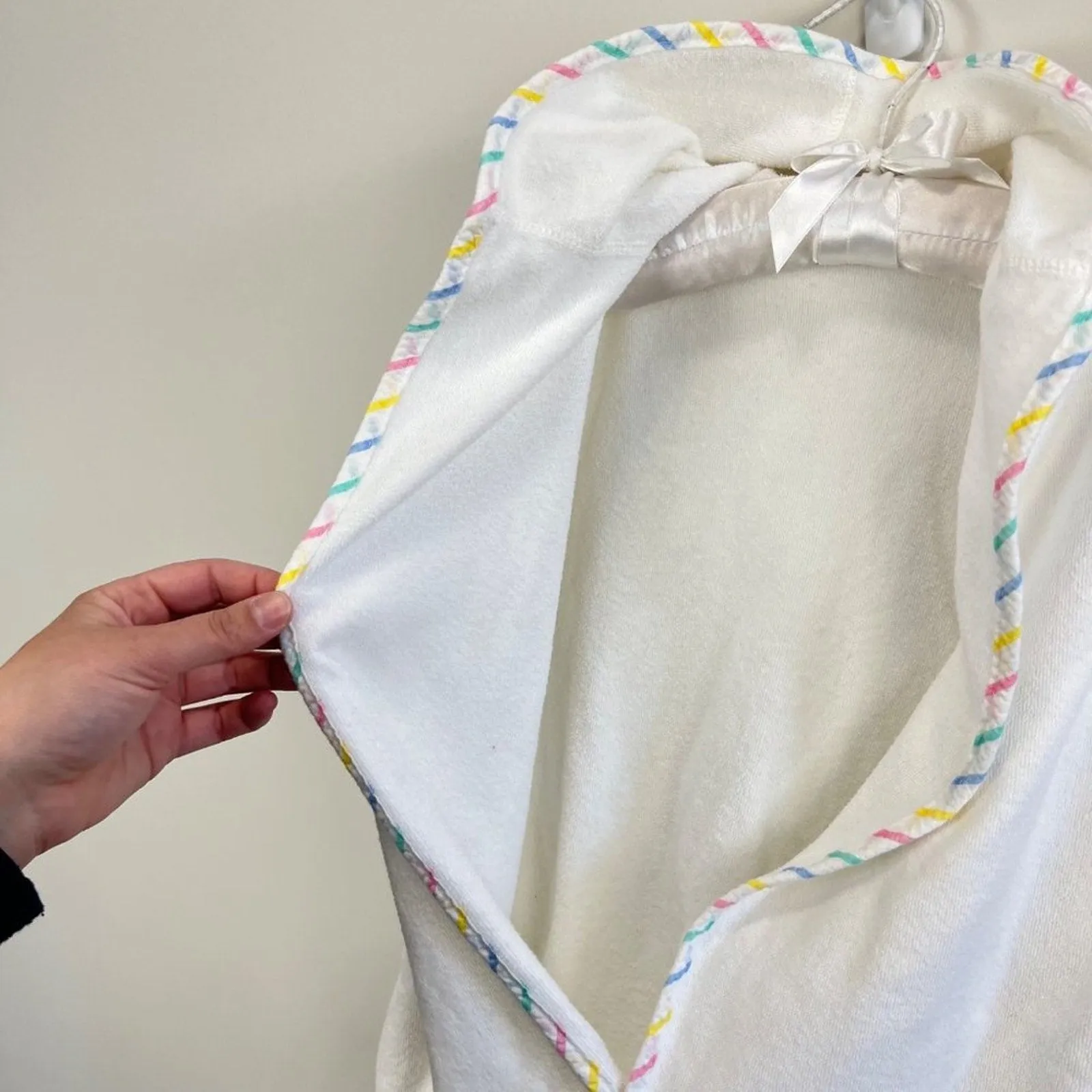 Doorbuster Vintage Playskool Baby White Towel Sack USA  Limited Availability!