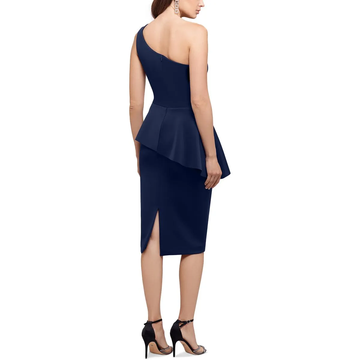 Doorbuster Womens Peplum Knee Length Sheath Dress  Almost Gone!