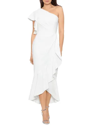 Doorbuster Womens Ruffled One Shoulder Evening Dress  Limited Stock!