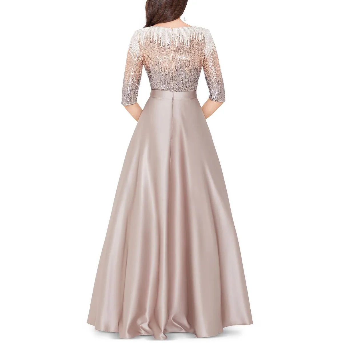 Doorbuster Womens Satin Maxi Evening Dress  Going Fast!