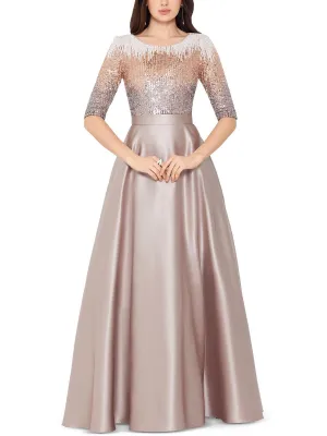 Doorbuster Womens Satin Maxi Evening Dress  Going Fast!