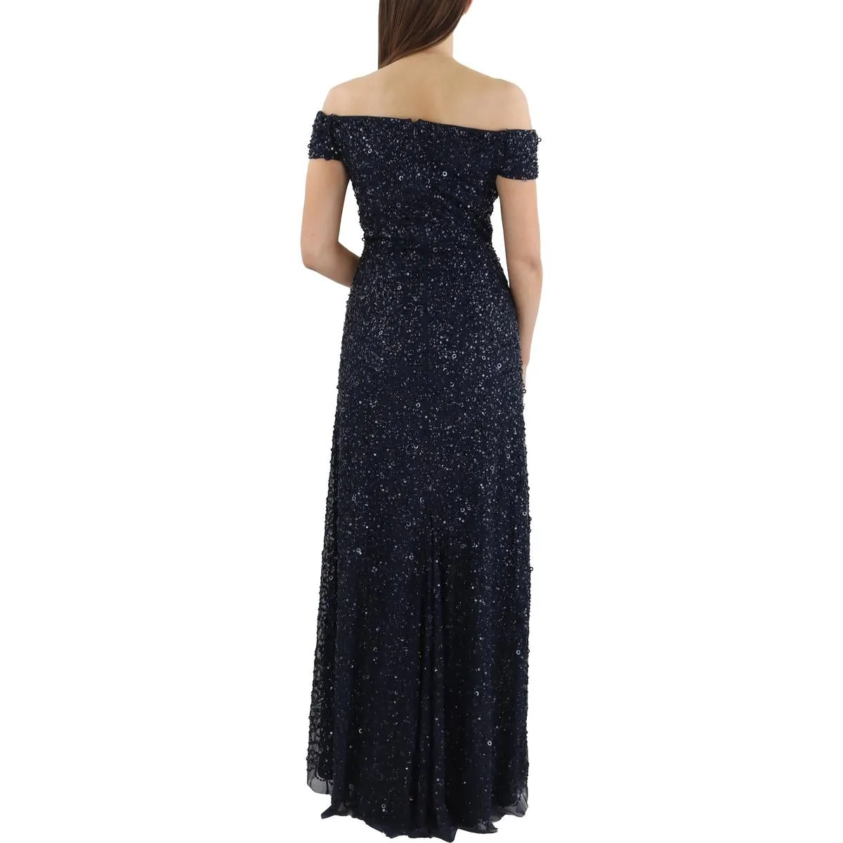 Doorbuster Womens Sequined Off-The-Shoulder Formal Dress  Dont Miss Out!